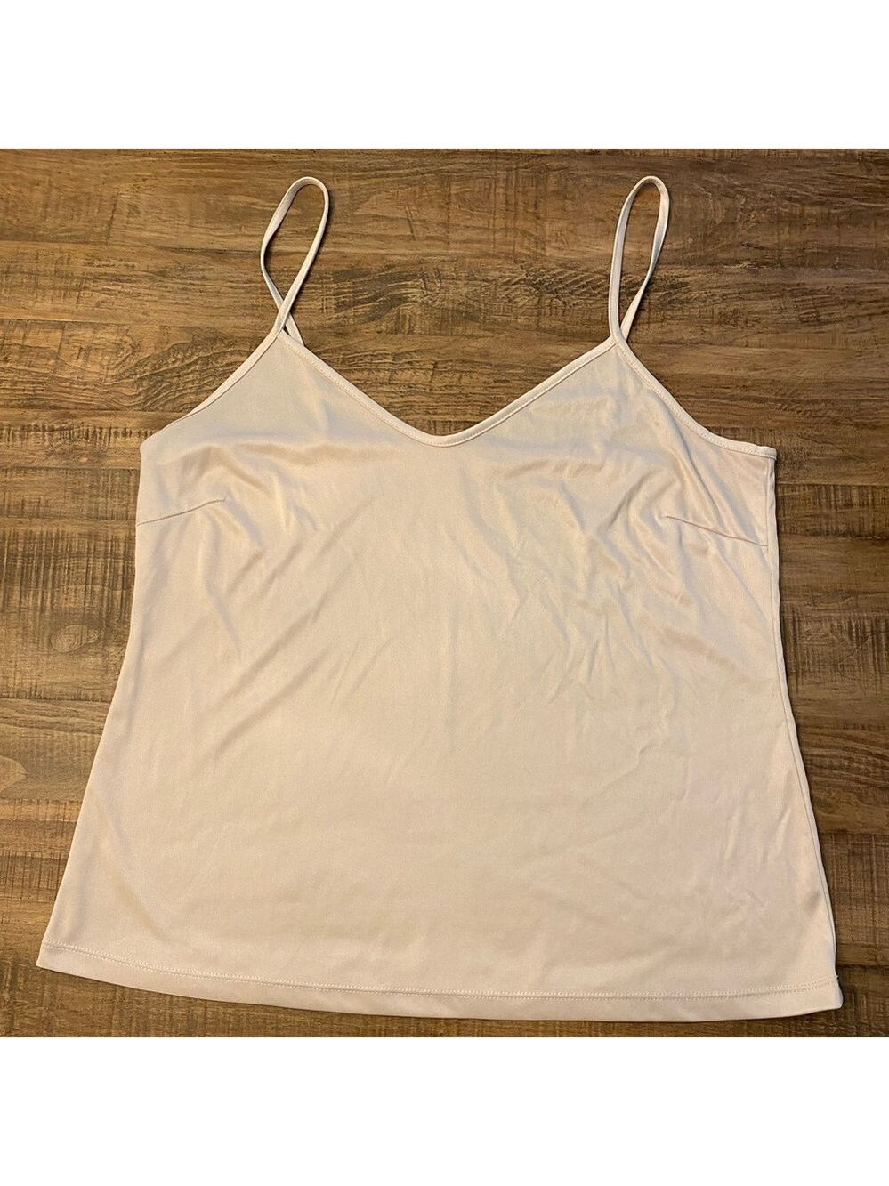 Cream color Camisole Tags removed estimated a Size L  Excellent preowned shape